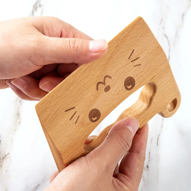 Cuchillo de madera para niños para cocinar con forma de pez y dinosaurio, juguete de cocina, cortador de verduras y frutas, herramienta de cocina, cuchillo de madera para niños