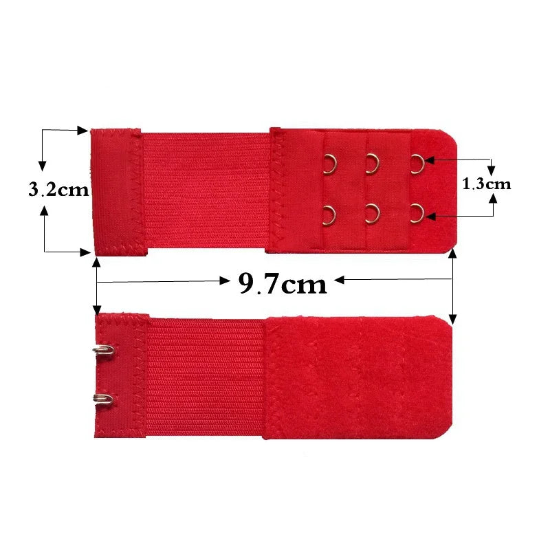 1/10Pcs Bra Extender For Women'S'S Elastic Bra Extension Strap Hook Clip Expander Adjustable Belt Buckle Intimates Accessories