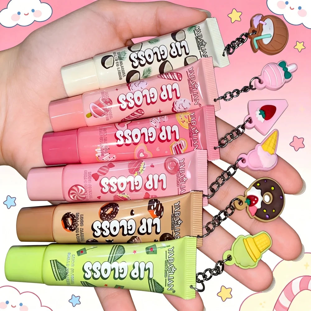 Crystal Transparent Jelly Lip Gloss - Moisturizing Long-Lasting