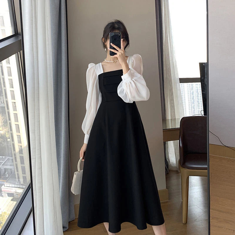 Women's Elegant Chiffon A-Line Dress