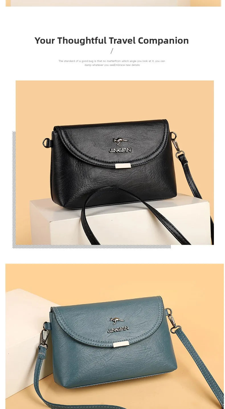 Fashionable High-End Feelings Women's Crossbody Bag Casual Versatile Single Shoulder Bag Large Capacity Mom Bag Shopping Stre...