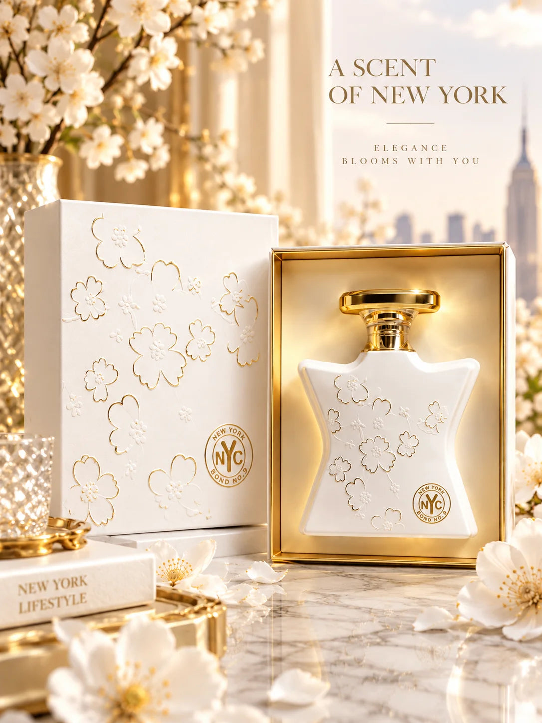 Women's Eau De Parfum Spray 3.3 oz / 100 ml - Long Lasting Fresh Floral Fruity Perfume Spray for Women, Elegant Fragrance Gift Set for Her
