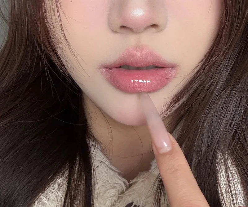 Guava Peach Lip Oil Plump Moisturizing Non-sticky Hydrating Lip Gloss Long-lasting Clear Liquid Lip Balm Make Up Korean Beauty