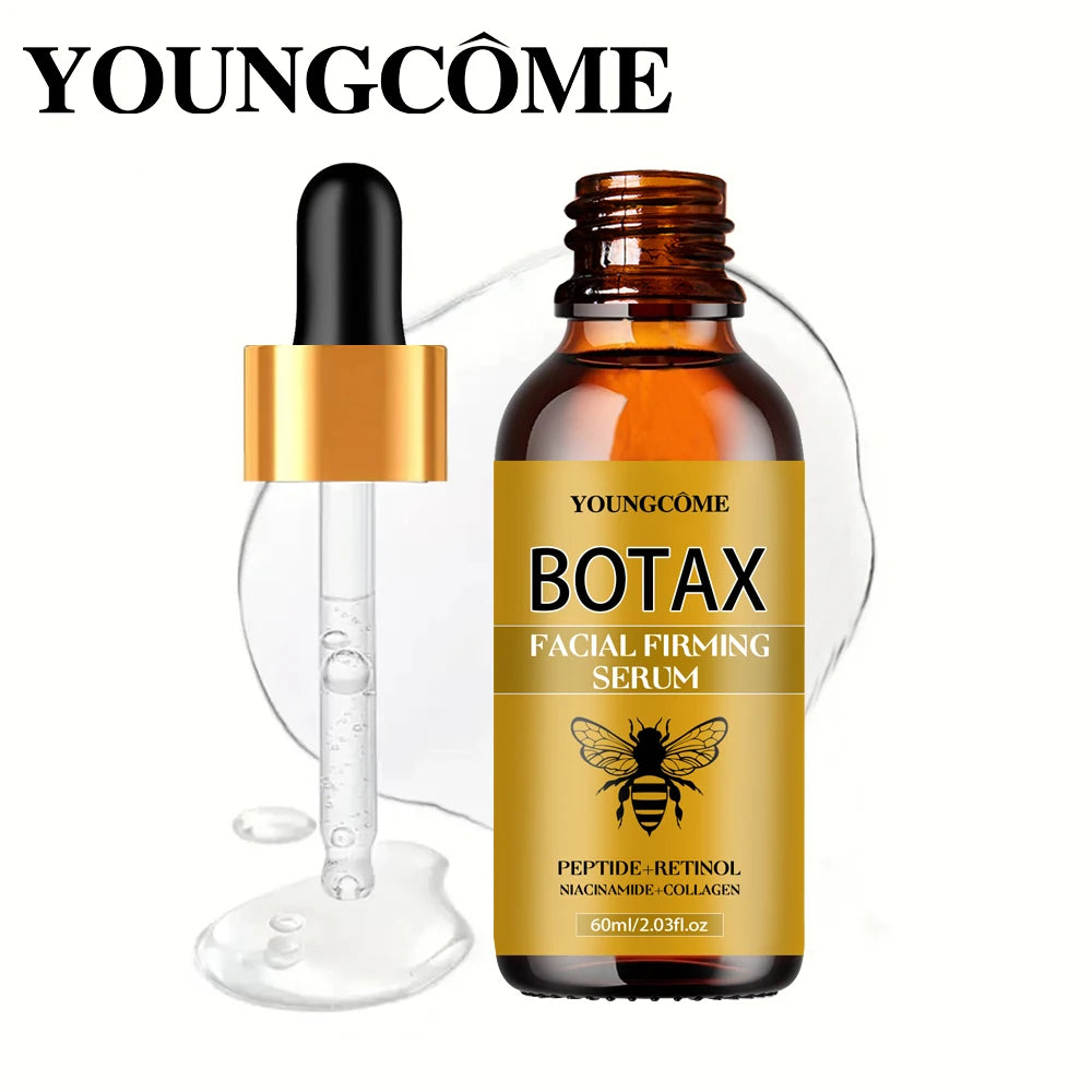Bee Venom Facial Serum Face Essence Wrinkle Reduction Skin Tightening Natural Collagen Booster Hyaluronic Acid Essence 40/60ml