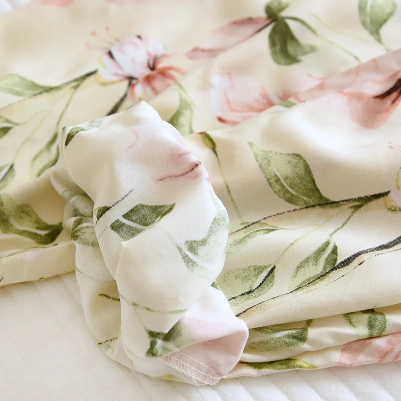 Cloud Cotton Story Women's Floral Pajama Pants - 100% Viscose Loose