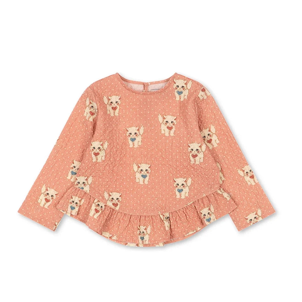Summer 2026 Ks Girls Polka Dot Print Dress Girl Vacation Long Sleeved Tops Pants Kids Preppy Style Dresses Children Clothes Set
