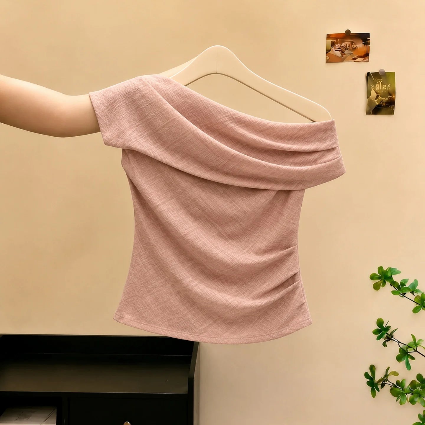 Sweet And Versatile Design Sensation Small Shirt Gentle Wind Style Summer New Arrival Slimming Beautiful Age Reduction All Ma...