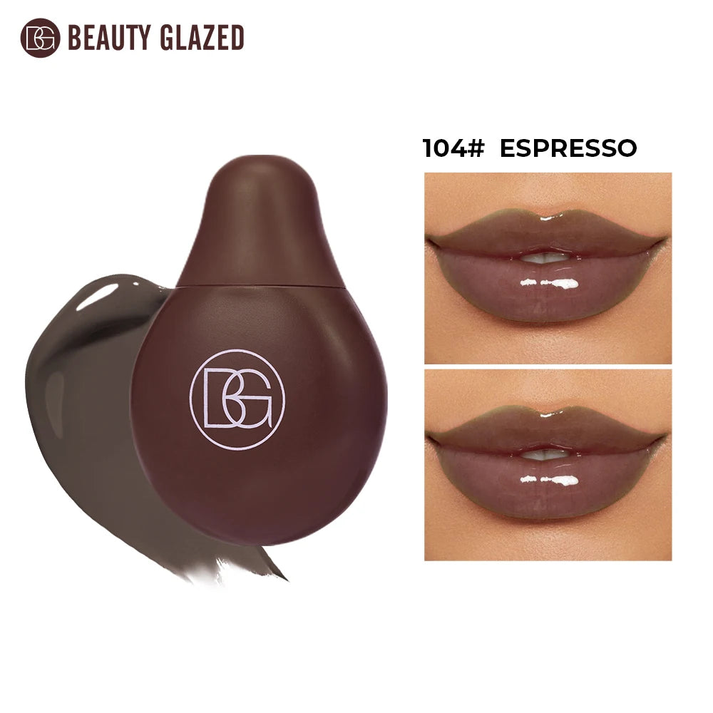 Beauty Glazed 4-Color Lip Gloss Moisturizing Lip Oil - 15ml