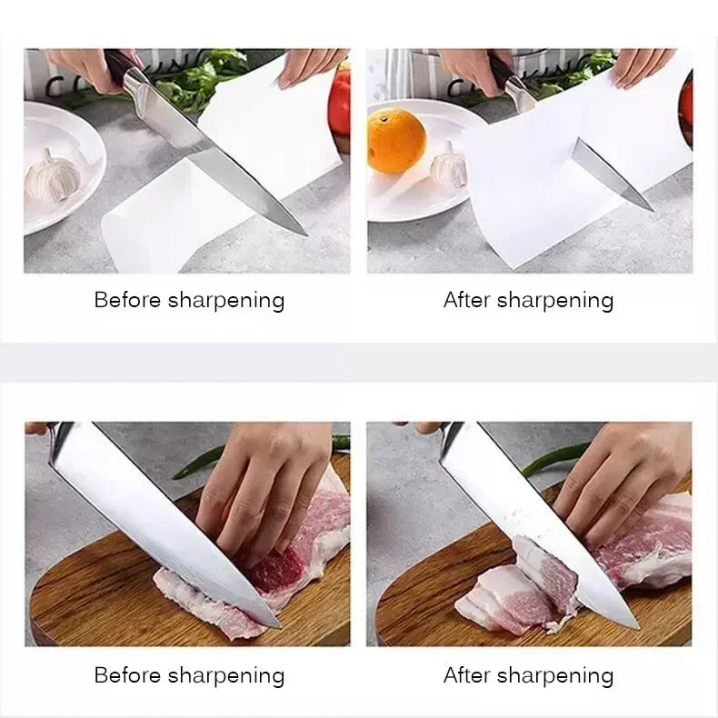 3-Stage Kitchen Knife Sharpener - Multi-Functional Sharpening Tool