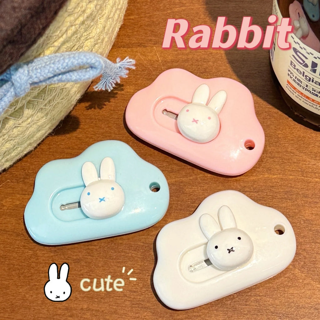 1/3 Pcs Cute Miffy Art Knife Cartoon Portable Student Paper Cuttings Small Knife Miffy Merchandise