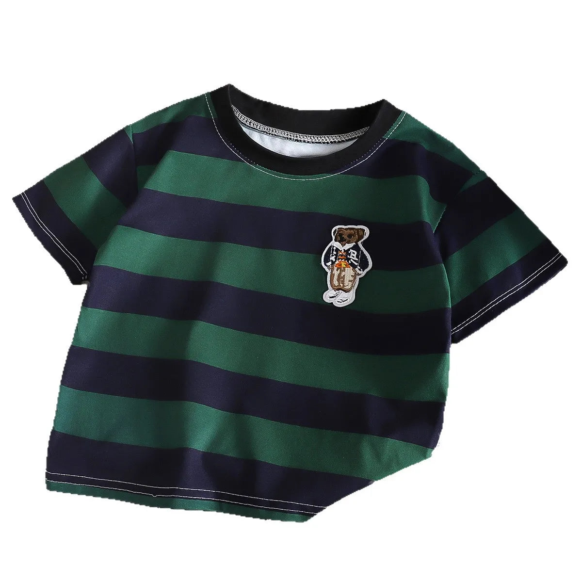 Round Neck Tops Boys And Girls Summer Lovely Clothes Child Short-sleeved Tops New Style T-shirt Casual Wear