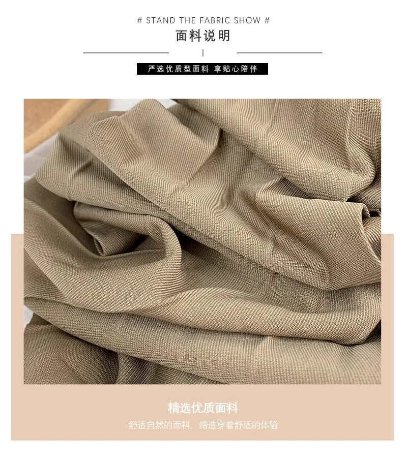 2026 Elegant High Waist Pleated Skirt for Women Mid-long Midi Skirt Female High Quality Black Saia