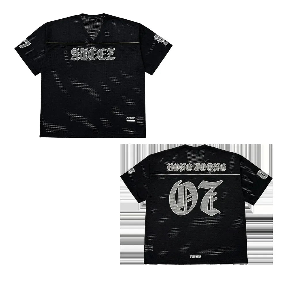 Ateez 2025 World Tour In Your Fantasy Graphic Tee Jersey Official Tour Merch For Fans