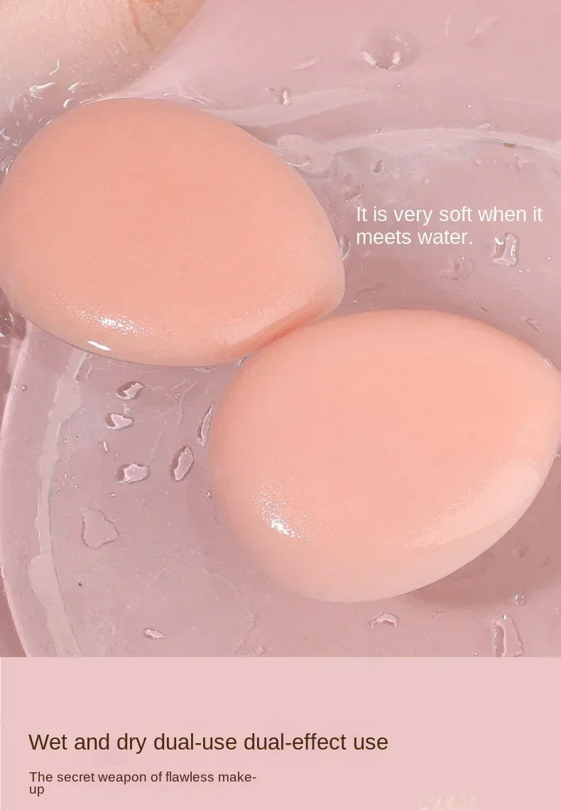 10Pcs Mini Finger Puff Foundation Small Air Cushion Powder Sponge Face Concealer BB Cream Cosmetic Applicator Makeup Tools