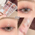 10 Colors Shimmer Matte Eyeshadow Palette Nude Glitter Shiny Pigment Eye Shadow Long Lasting Waterproof Make Up Palette Cosmetic