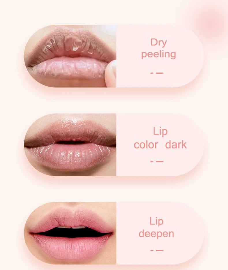 Color Changing Lipstick Moisturizing Lip Balm Nourising Long Lasting Aloe Vera Peach Gloss Natural Beeswax Lip Care Cosmetics