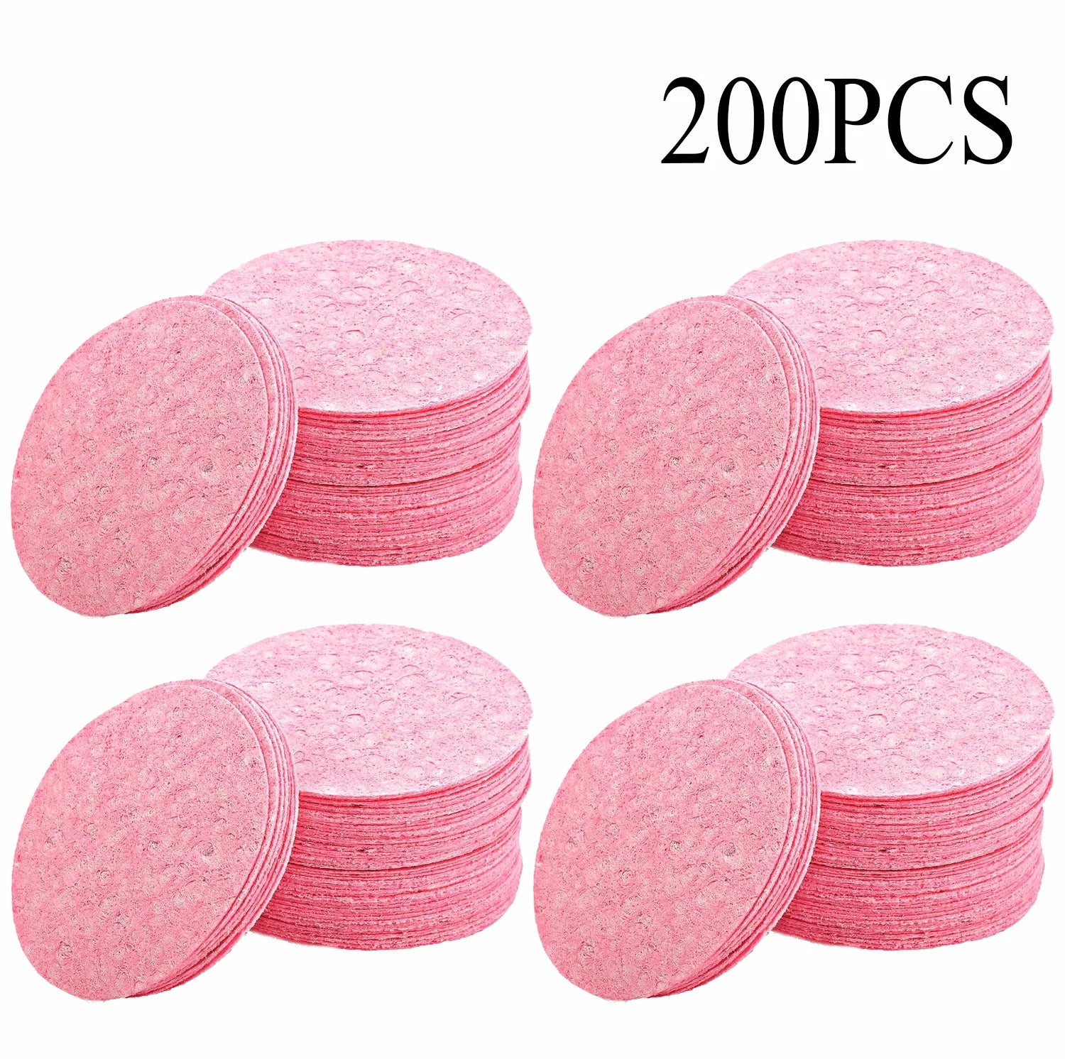 Face Wash Puff Natural Wood Pulp Foaming Sponge Pack for Gentle Cleanse Eco Friendly Cosmetic Puff For All Skin Types