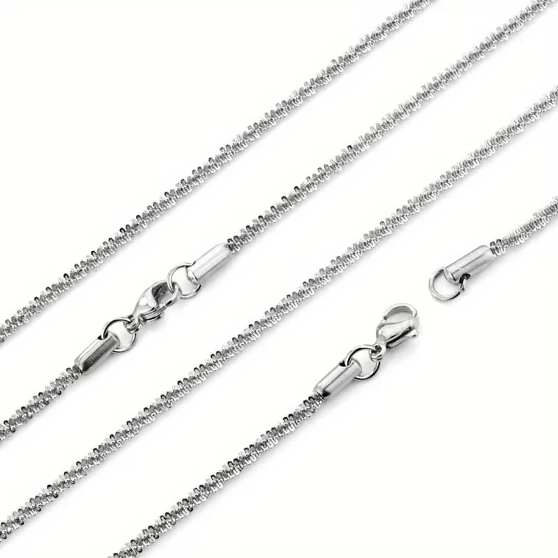 Popular Sparkling Necklace for Women Clavicle Chain Choker Silver Color Fashion Jewelry Accessories Wedding Party Birthday Gift
