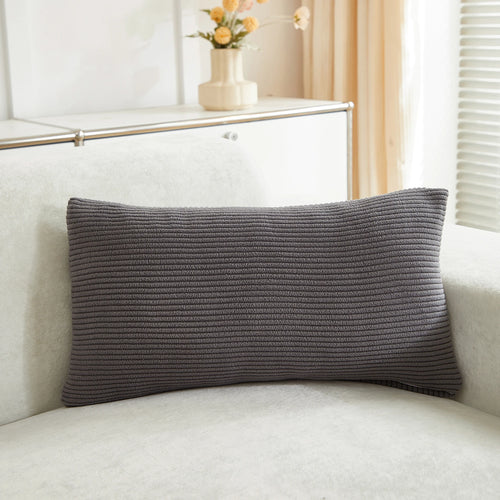 1pc Soft Striped Home Decorative Throw Pillow Covers Square Jacquard Cushion Cases Cozy Modern Home Decor Pillowcases for Sofa