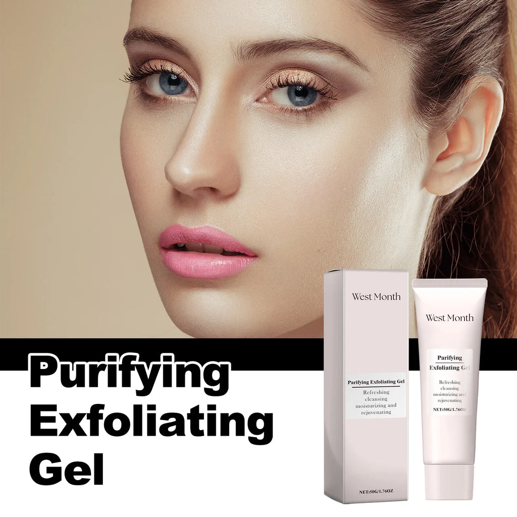 West&Month Exfoliating Peeling Gel - 50g Acne & Blackhead Treatment