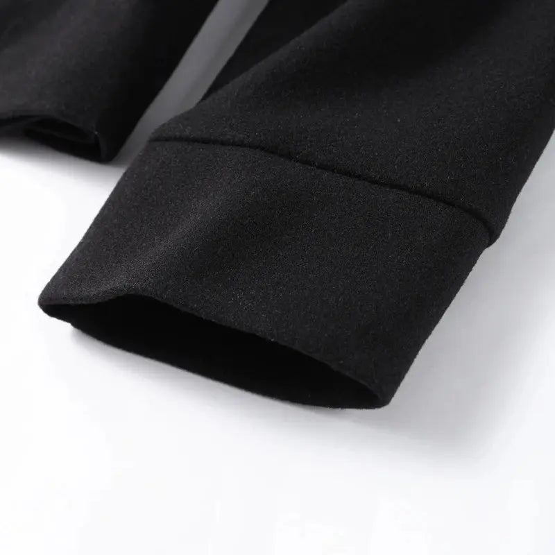 Stand Collar Women Winter Woolen Coat 2025 Spring Single Breasted Loose Female Long Sleeve Jacket Office Lady Street Short Coats
