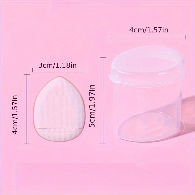 3/718pcs Fingertip Mini Puff Makeup Sponges For Foundation Powder Puffs For Loose Powder Air Cream Foundation Facial Makeup Puff