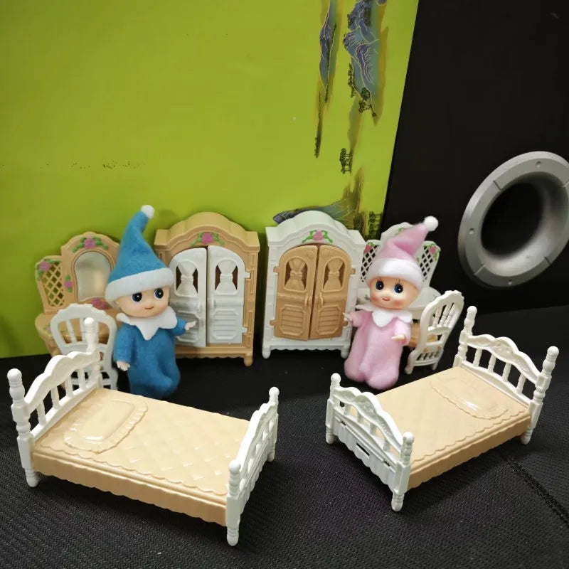 Hot Sale 31 Items / Lot Miniature Dollhouse Furniture Kitchen Sofa Table TV Bed Living Room Bathroom Set For Dolls Best DIY Gift