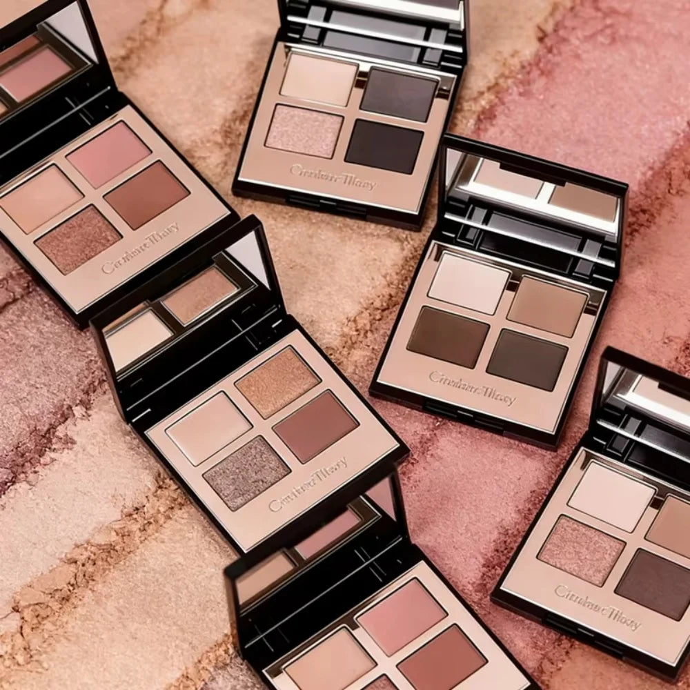 Charlotte Tilbury Super Nudes Easy Eye Palette Luxury Mini 6-shade Nude Eyeshadow Palette Satin-matte Shimmer Metallic Finishes