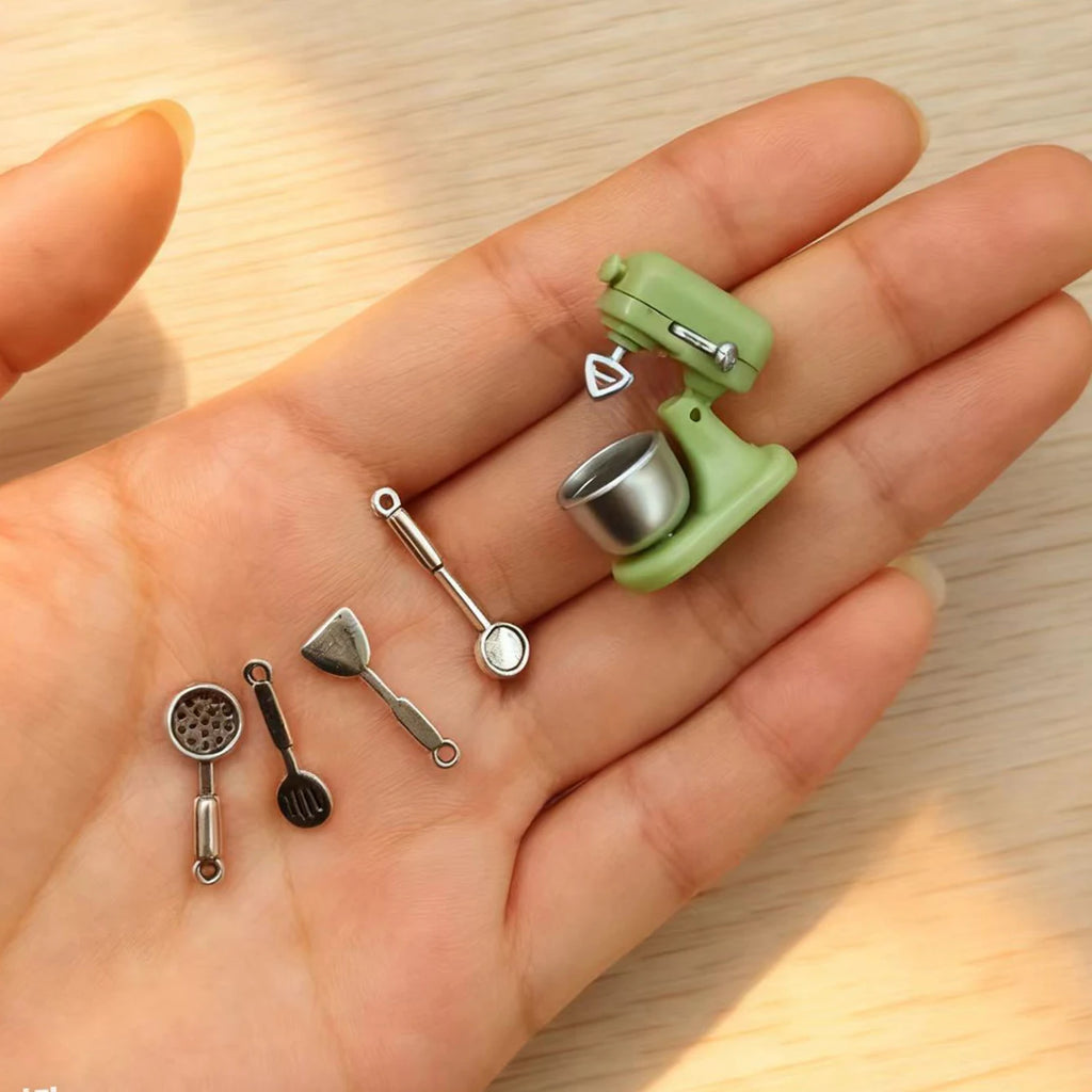 1 juego de miniatura de licuadora para escena de cocina de decoración navideña, coleccionable para entusiastas de las miniaturas, accesorios de fotografía