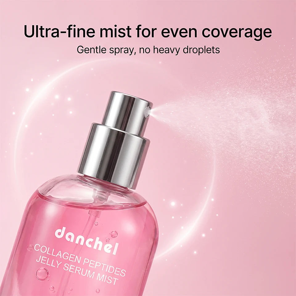 Collagen Peptide Jelly Essence Spray Deep Hydrating Gel Mist Soothing Repair Facial Toner Non-Sticky For Dry Sensitive Skin