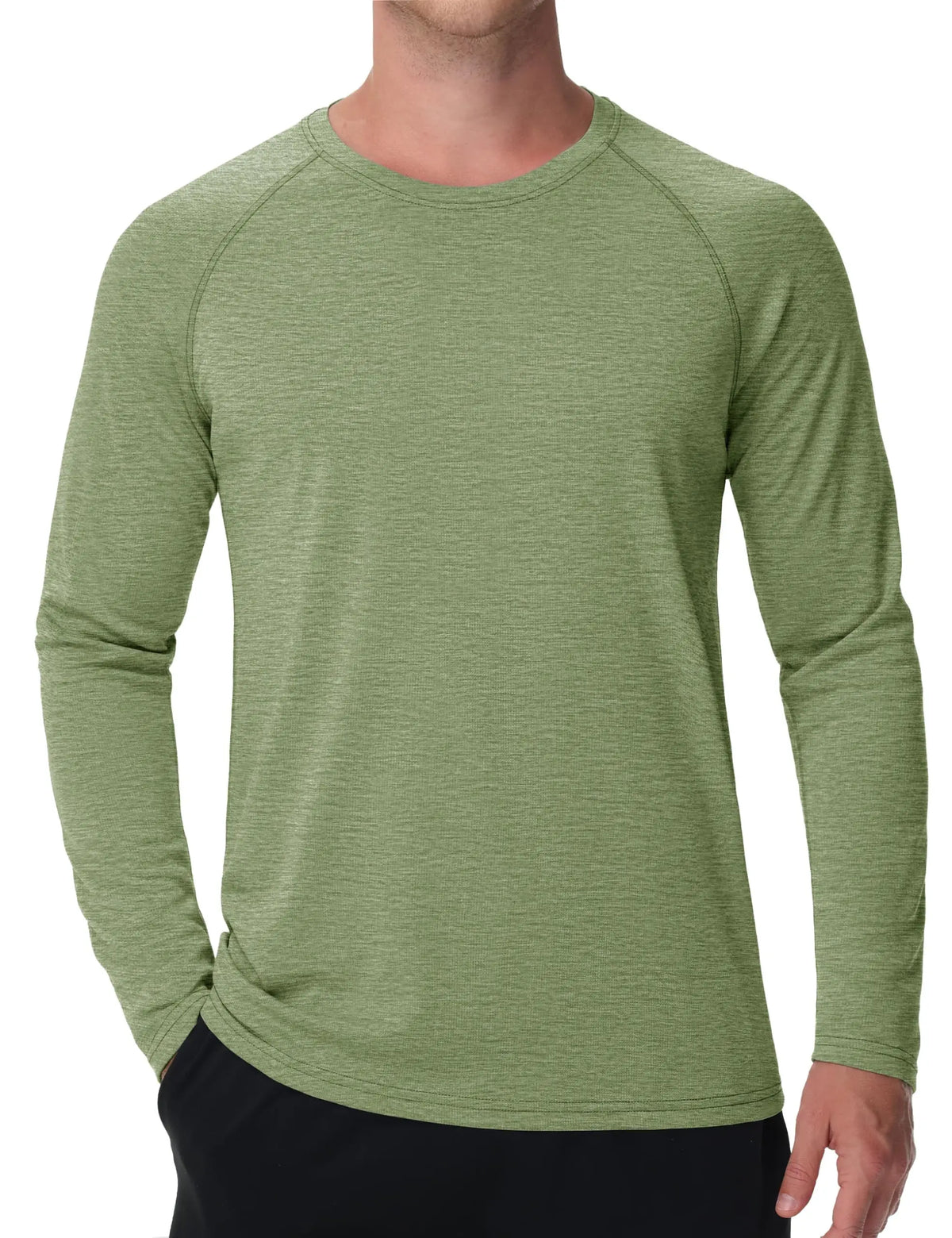 TACVASEN Men's Long Sleeve Workout T-Shirt UPF 50+ Quick Dry Athletic