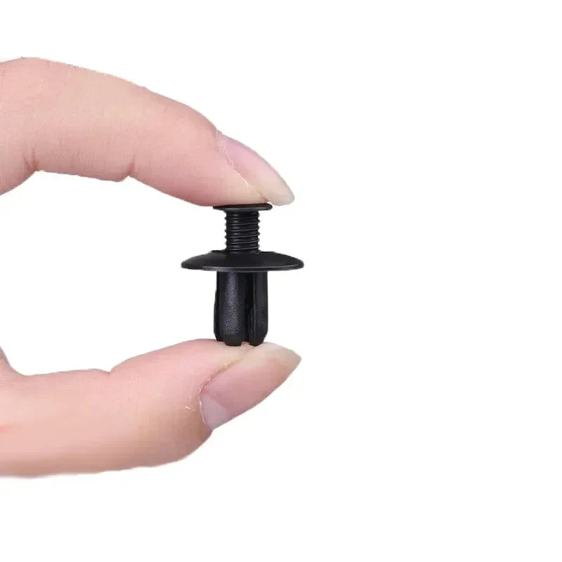 20-100pcs Plastic Rivets Fasteners Screw 8mm Car Bumper Fender Trim Panel Retainer Fasteners Clips Car Accessories