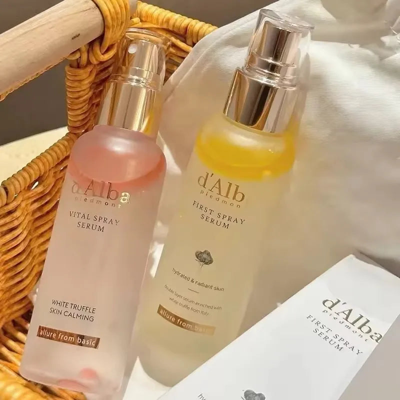 Dalba White Truffle Essence Spray Hydrates Moisturizes Relieves Dryness Soothes Redness and Sensitivity Firms and Brightens Skin