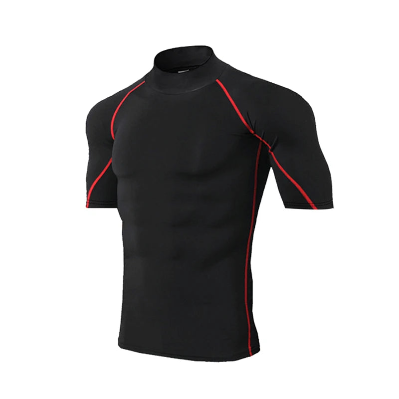 Compression T Shirt Men Quick Dry Short Sleeve Performance Tee For Fitness Enthusiasts