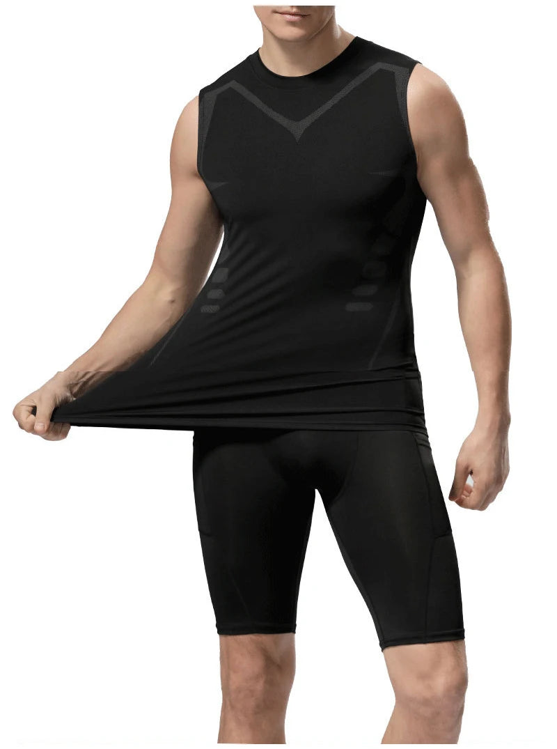 Men's Sci-Fi Print Vest