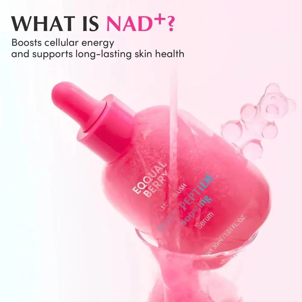 Korean Original EQUAL‑BERRY 30ml NAD+‑Peptide Boosting Ampoule Serum Diminish Fine Lines Antioxidant Repair Essence Skin Care