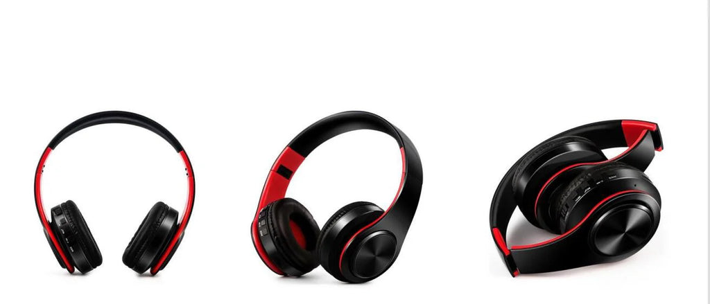 Auriculares inalámbricos dorados para hombre, audífonos estéreo con Bluetooth y micrófono incorporado, universales para Android e iOS