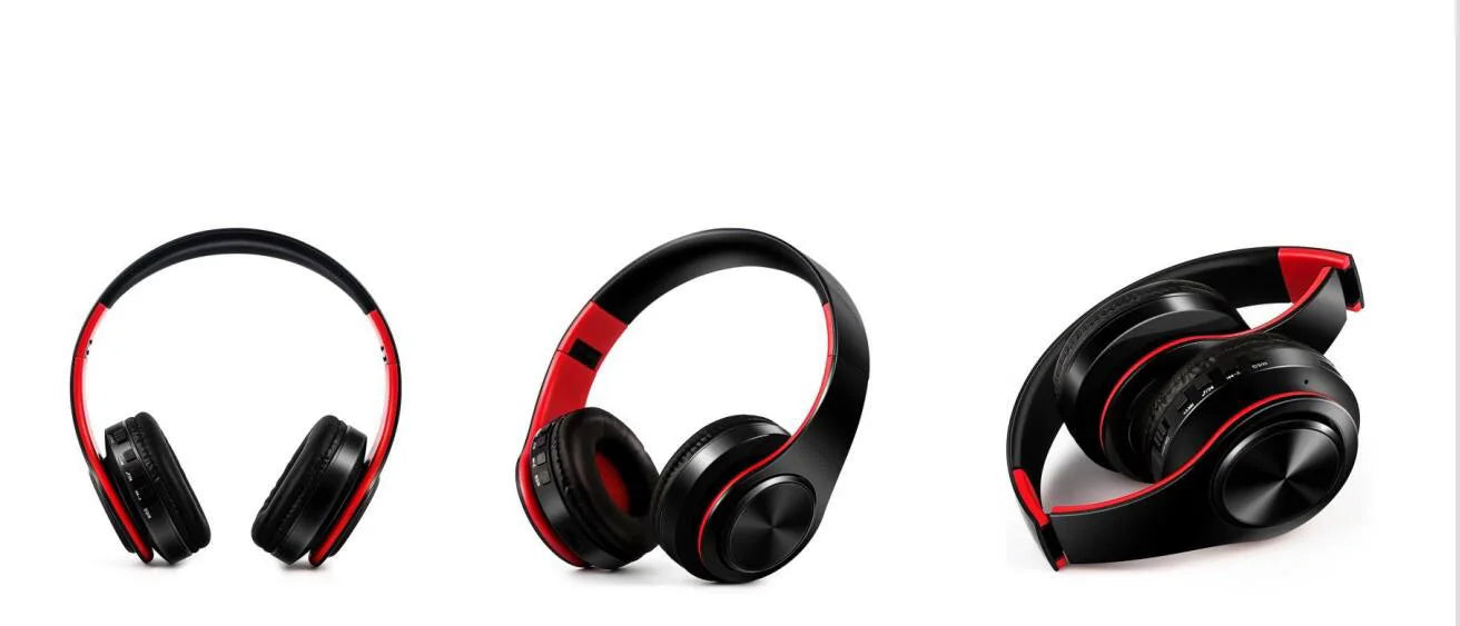 Auriculares inalámbricos dorados para hombre, audífonos estéreo con Bluetooth y micrófono incorporado, universales para Android e iOS