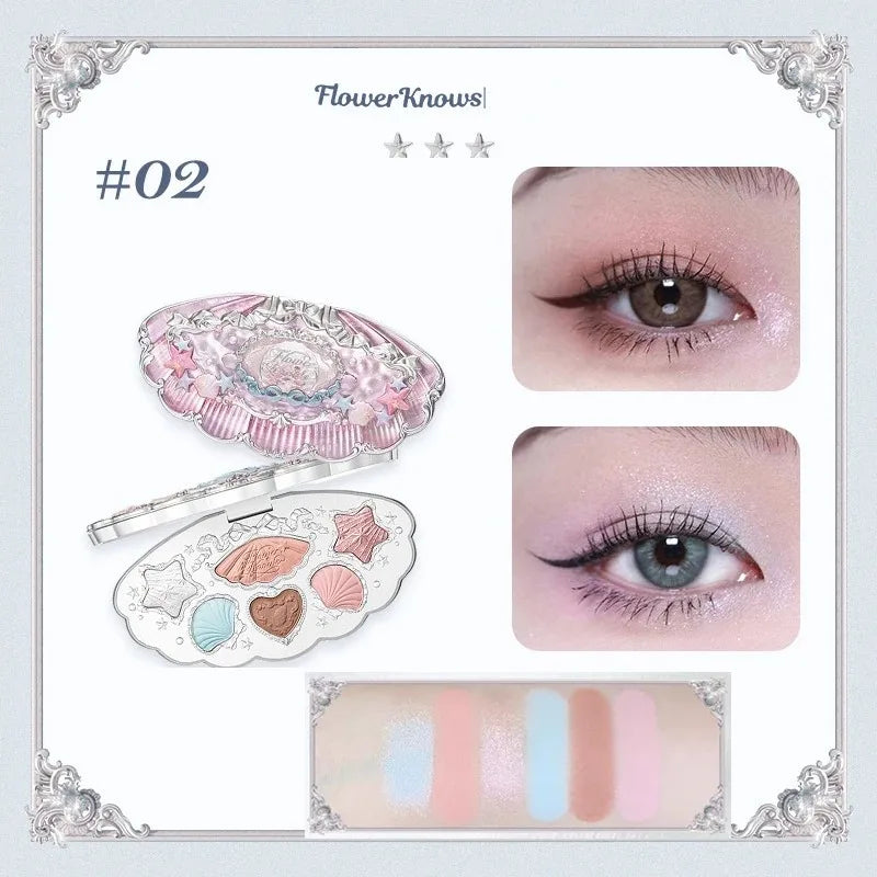 Flowerknows Makeup Set All In Flower Knows Little Angel Highlighter Powder Blush Strawberry Rococo Lip Gloss Perfume Kit
