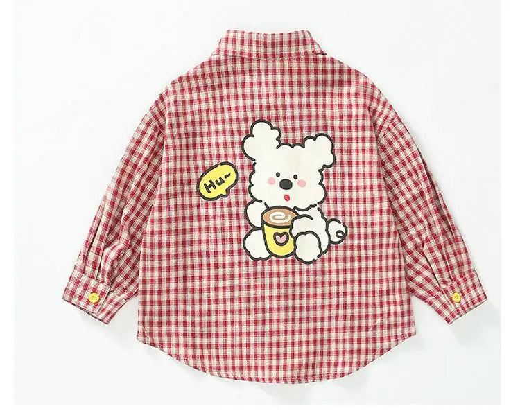 2025 New Spring autumn Baby Girls boys Cotton soild T shirts coat Cute Children kids Clothes