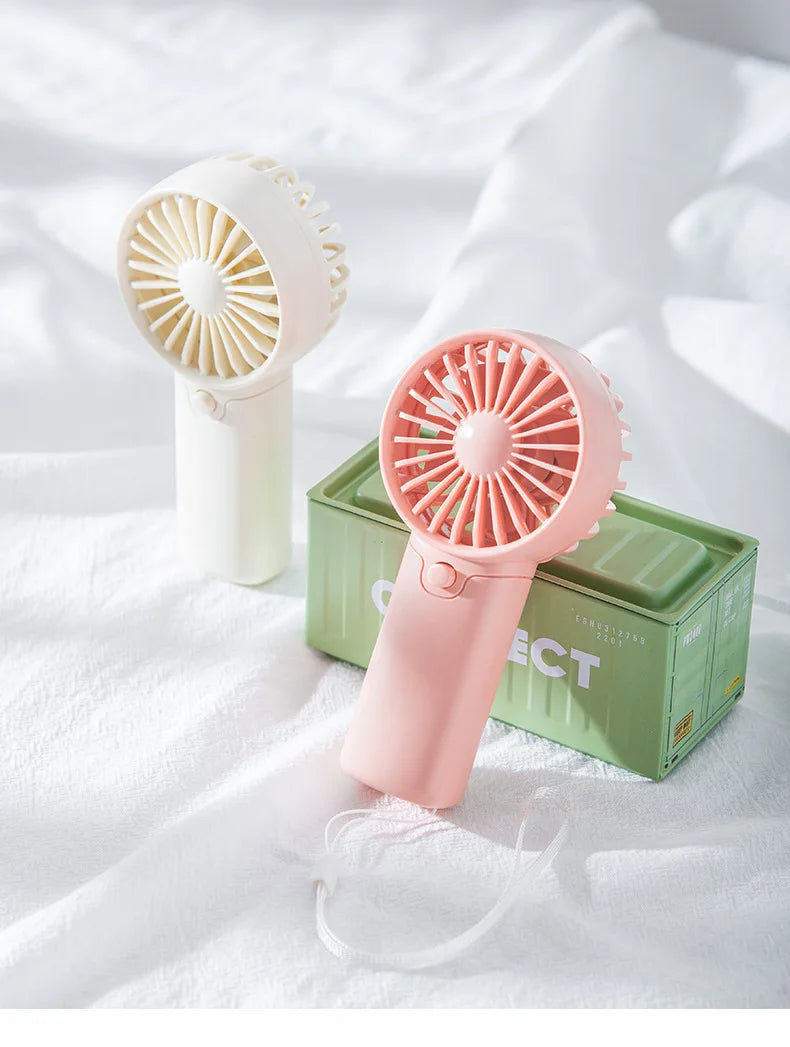 MEET SUN Portable Fan, Creative Compact Pocket Handheld Fan, Lightweight Mini Fan (AAA Batteries Not Included)