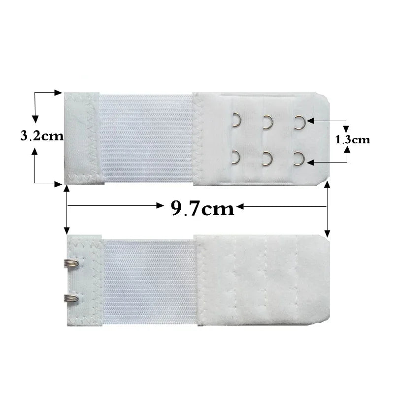 1/10Pcs Bra Extender For Women'S'S Elastic Bra Extension Strap Hook Clip Expander Adjustable Belt Buckle Intimates Accessories