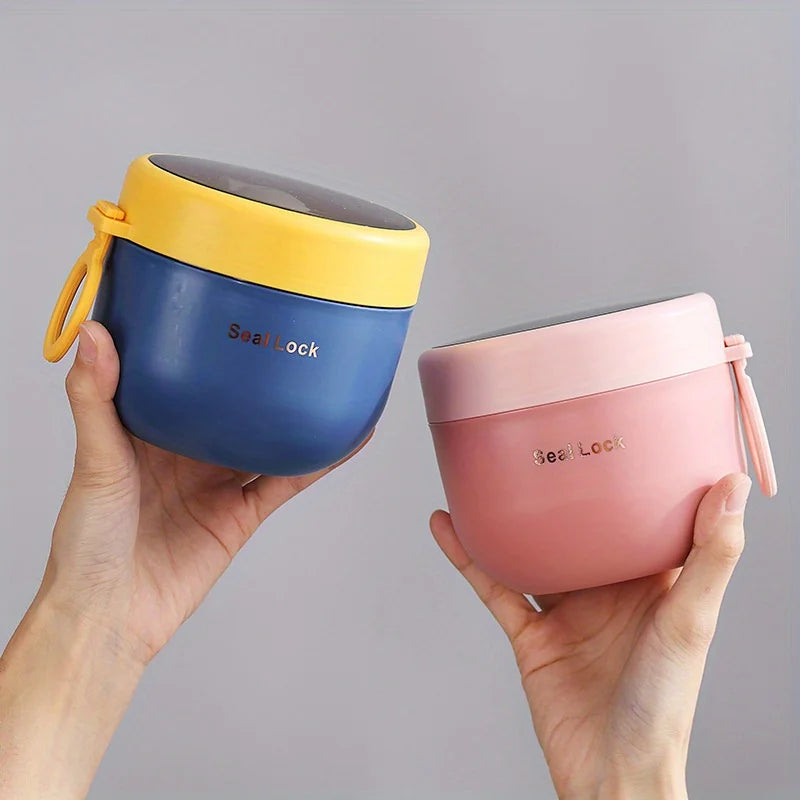 Vaso para el desayuno, fiambrera (bento), fiambrera, recipiente portátil para sopa/comida, utensilios portátiles de cocina