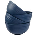 Unbreakable Wheat Straw Cereal Bowls Set of 4, 24 OZ Microwave and Dishwasher Safe Lightweight Soup and Salad Bowl Sets, Reusab