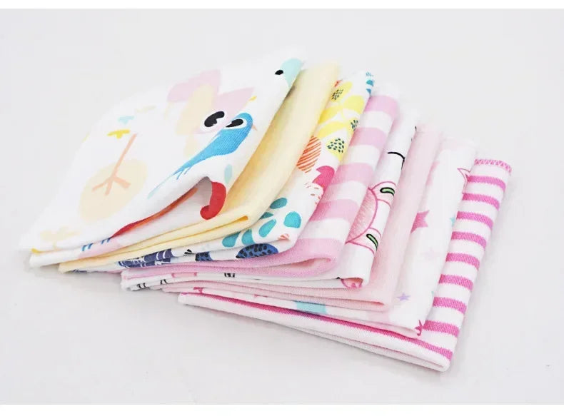 8Pcs Cotton Newborn Baby Towels Set Saliva Towel Nursing Towel Baby Boys Girls Bebe Toalha Washcloth Handkerchief Cloth Wipes