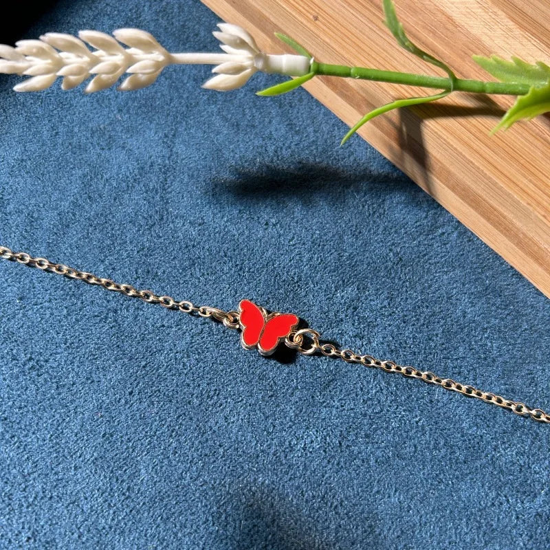 Trendy Lady Bracelet Alloy Women'S Love Butterfly Hand Jewelry Accessories Casual Bracelet Chain Gifts For Friends