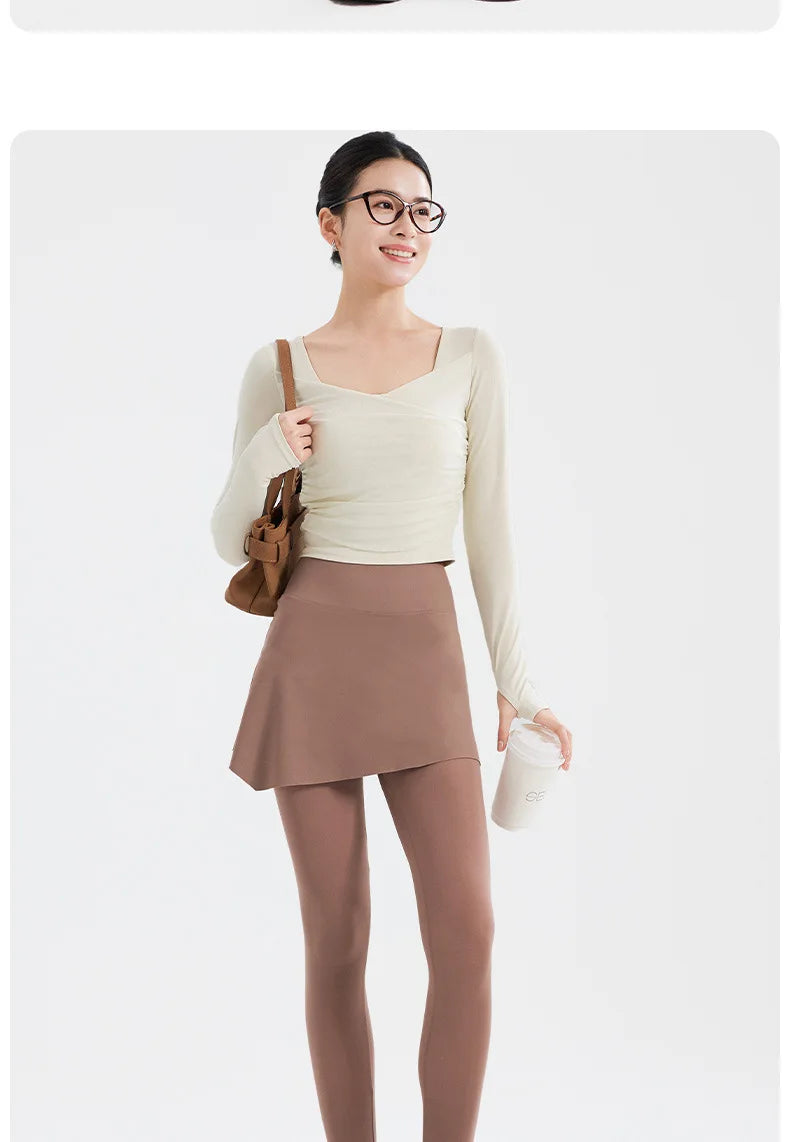 High-Waist Seamless Leggings for Women – Slim Fit Yoga & Sports Tights