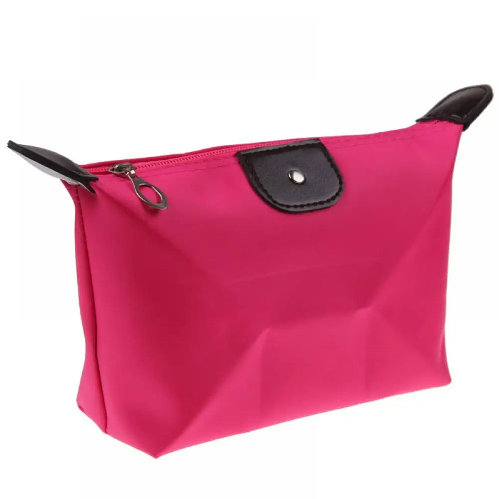 Korean Dumpling Cosmetic Bags Travel Handbag Portable Women'S Makeup Holder Toiletry Pouch Waterproof Candy Colored Beauty Purse