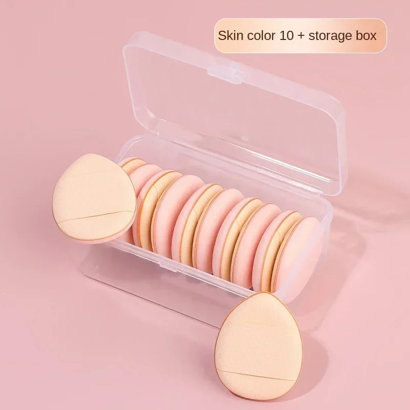 Mini Finger Puff Sponges 10Pcs Set For Flawless Foundation And Concealer Application For Beginners