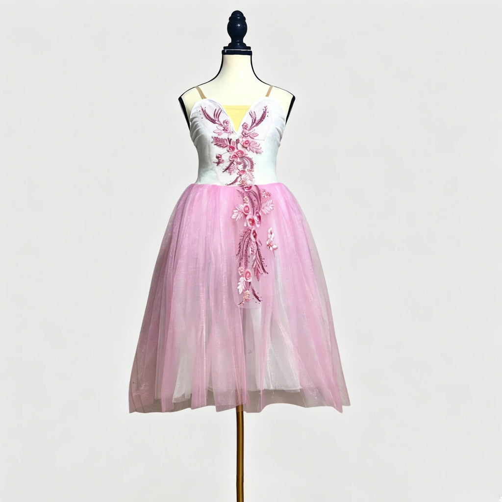 Professional Tutu Long Romantic Tutu Flower Suspender Ballet Swan Lake Ballet Ladies Children Girl Fairy Ballet Costume Women